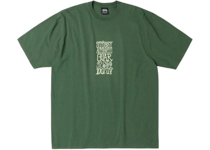 Stussy Authentic Gear Pigment Dyed Tee Pine - authentic Stussy product