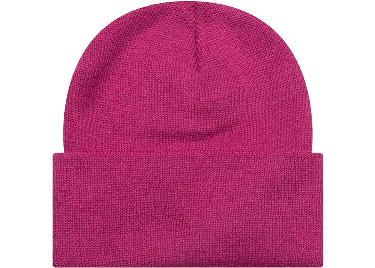 Stussy Basic Cuff Beanie Magenta - vue secondaire B