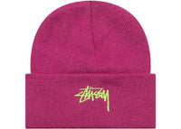 Stussy Basic Cuff Beanie Magenta