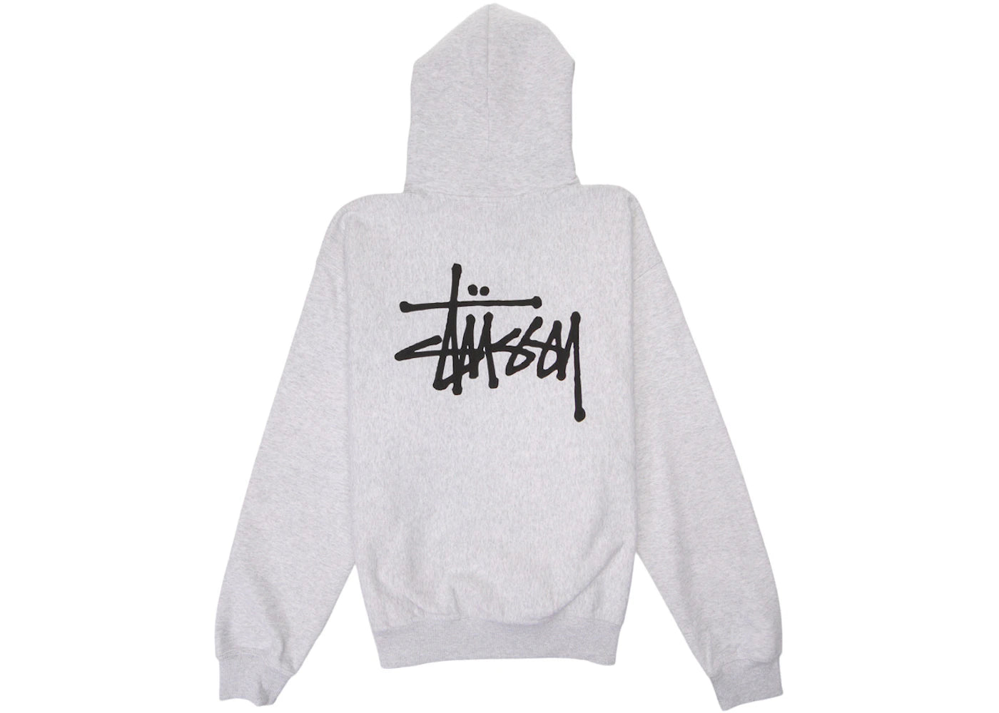 Stussy Basic Hoodie Ash Heather - vue secondaire A