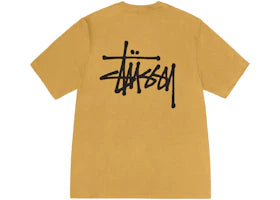 Stussy Basic Logo T-shirt Curry