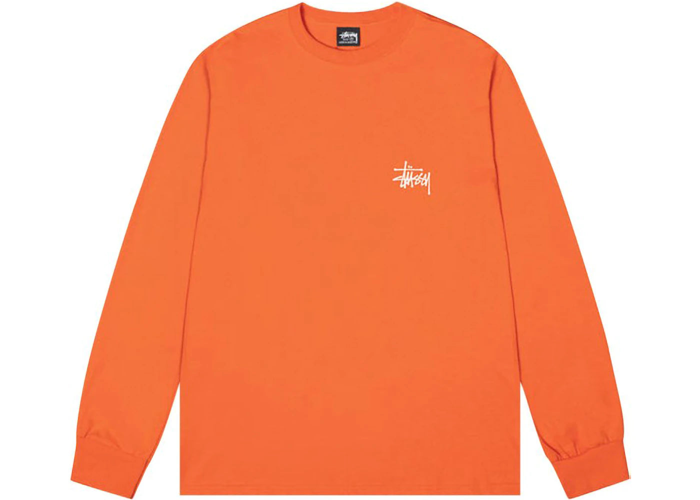 Stussy Basic Long-Sleeve Tee Coral - vue secondaire A