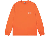 Stussy Basic Long-Sleeve Tee Coral