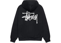 Stussy Basic Pigment Dyed Hoodie Black