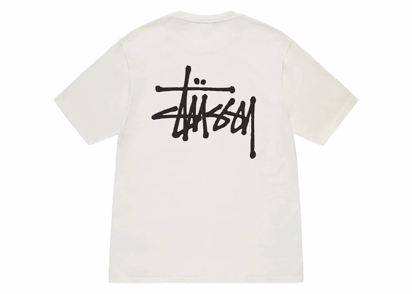 Stussy Basic Pigment Dyed T-Shirt Natural - vue secondaire A