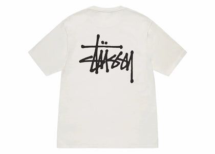 Stussy Basic Pigment Dyed T-Shirt Natural - apparel view 2