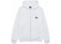Stussy Basic Stussy Zip Hoodie Ash Heather