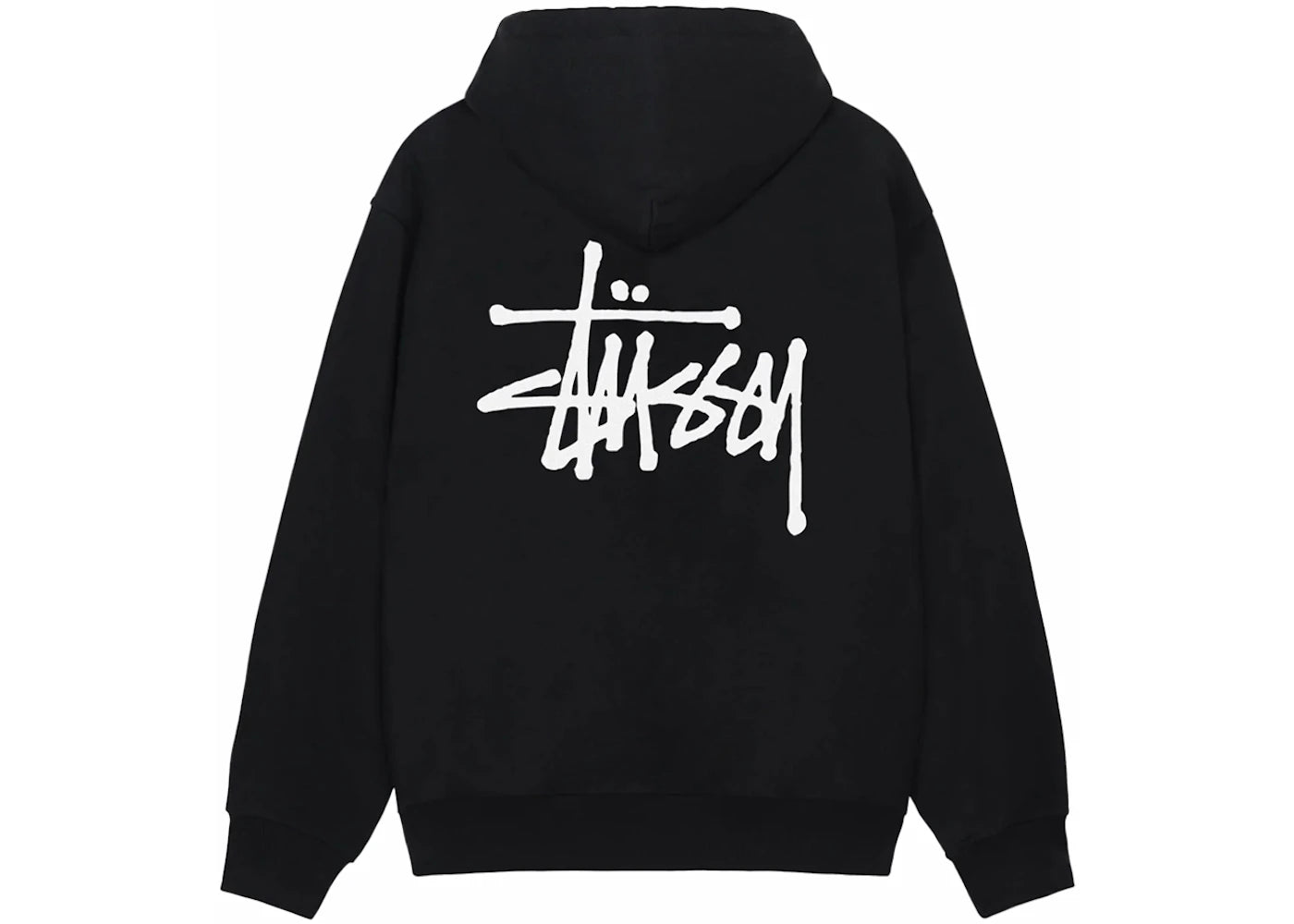 Stussy Basic Stussy Zip Hoodie Schwarz - vue secondaire A