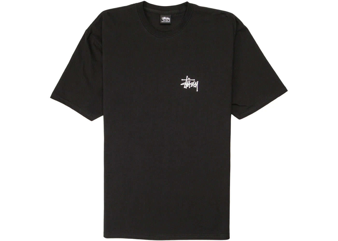 Stussy Basic T-shirt Black - vue 360