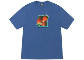 Stussy Berries Tee Blue - authentic Stussy product