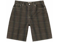 Stussy Big Ol' Canvas Plaid Short Olive