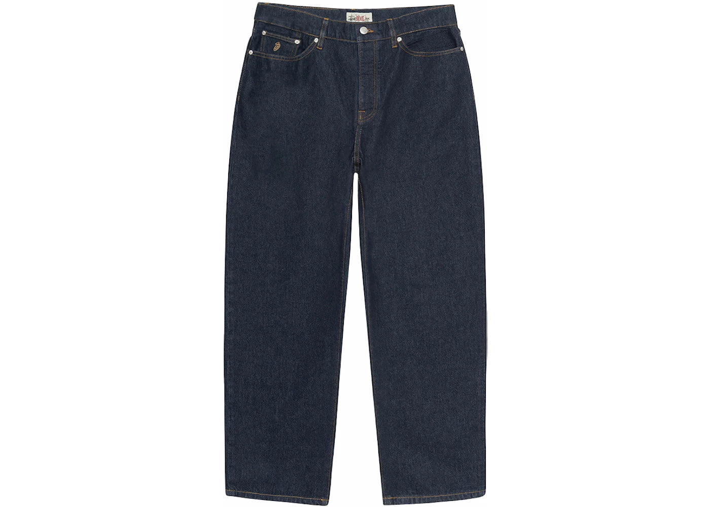 Stussy Big Ol' Denim Jean Rinsed Indigo - vue 360