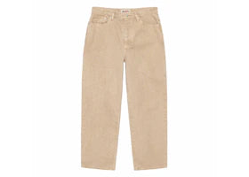 Stussy Big Ol' Needlepunch Canvas Jean Khaki - authentic Stussy product