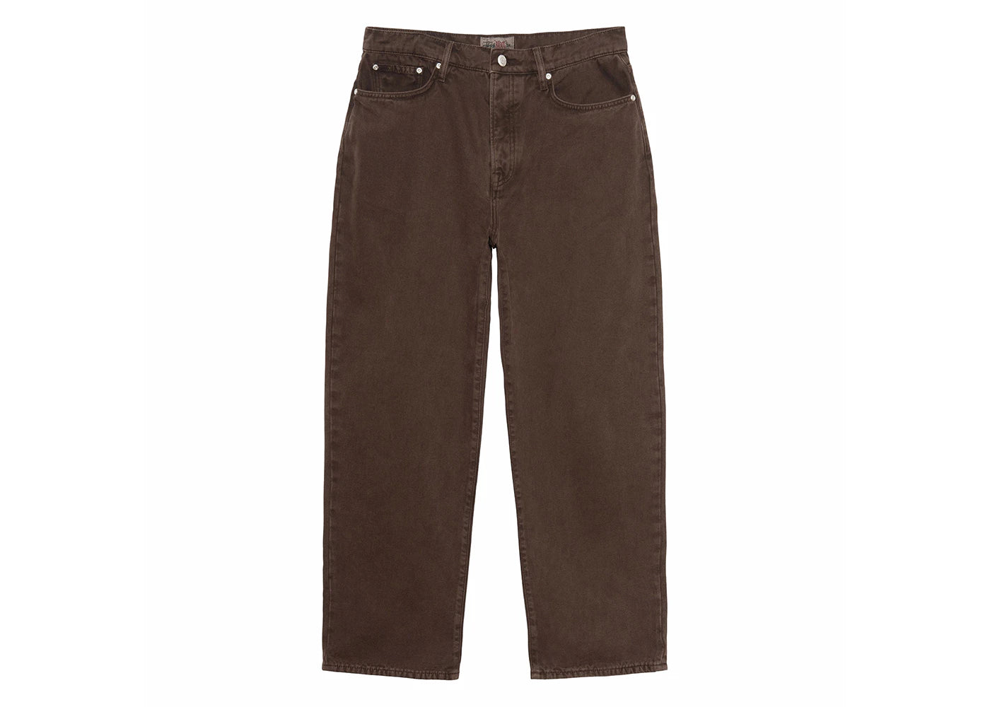 Stussy Big Ol' Washed Canvas Jean Brown - vue 360
