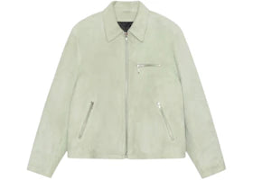 Stussy Bing Suede Jacket Green Tea - authentic Stussy apparel