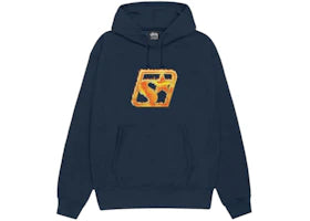 Stussy Blaze Hoodie Navy - vue 360