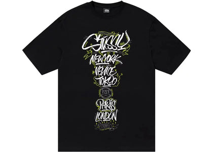 Stussy Born X Raised Handstyles Tee Black - product view 2
