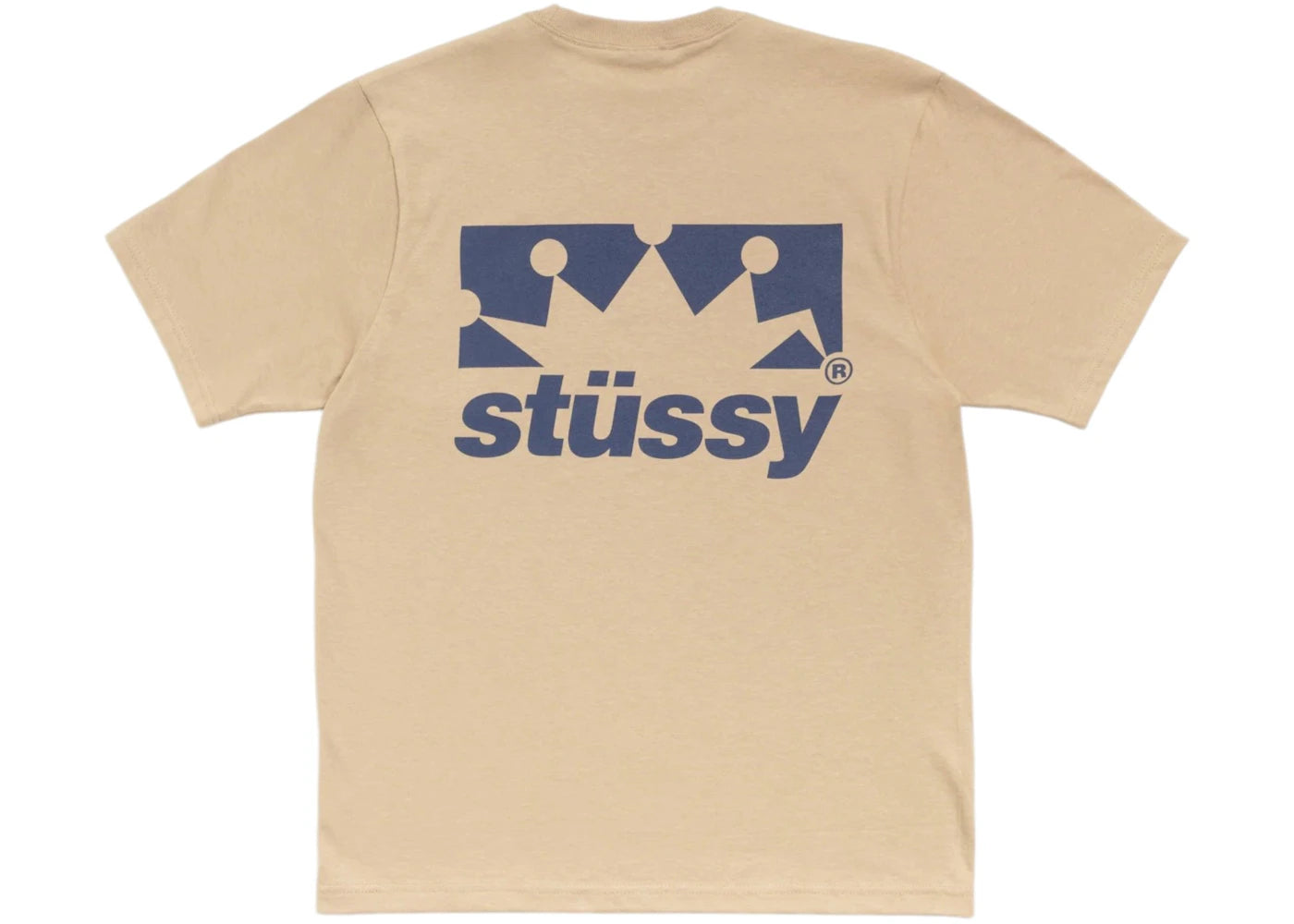Stussy Box Crown Tee Khaki - vue secondaire B
