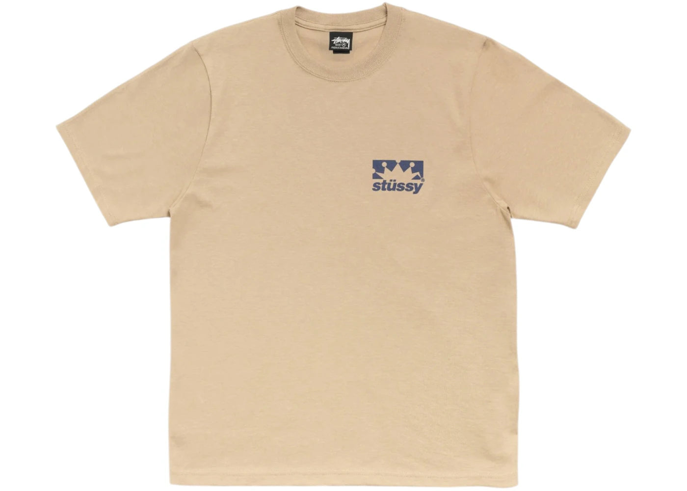 Stussy Box Crown Tee Khaki - vue secondaire A