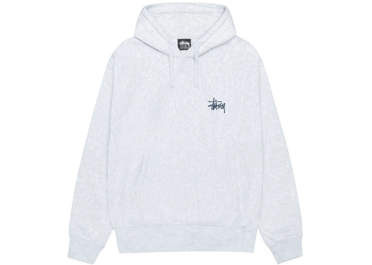 Stussy Built In USA Hoodie Ash Heather - vue secondaire B