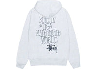 Stussy Built In USA Hoodie Ash Heather