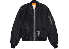 Stussy Built Reversible Bomber Jacket Black