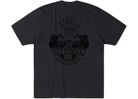 Stussy Built To Last Pigment Dyed Tee Faded Black
