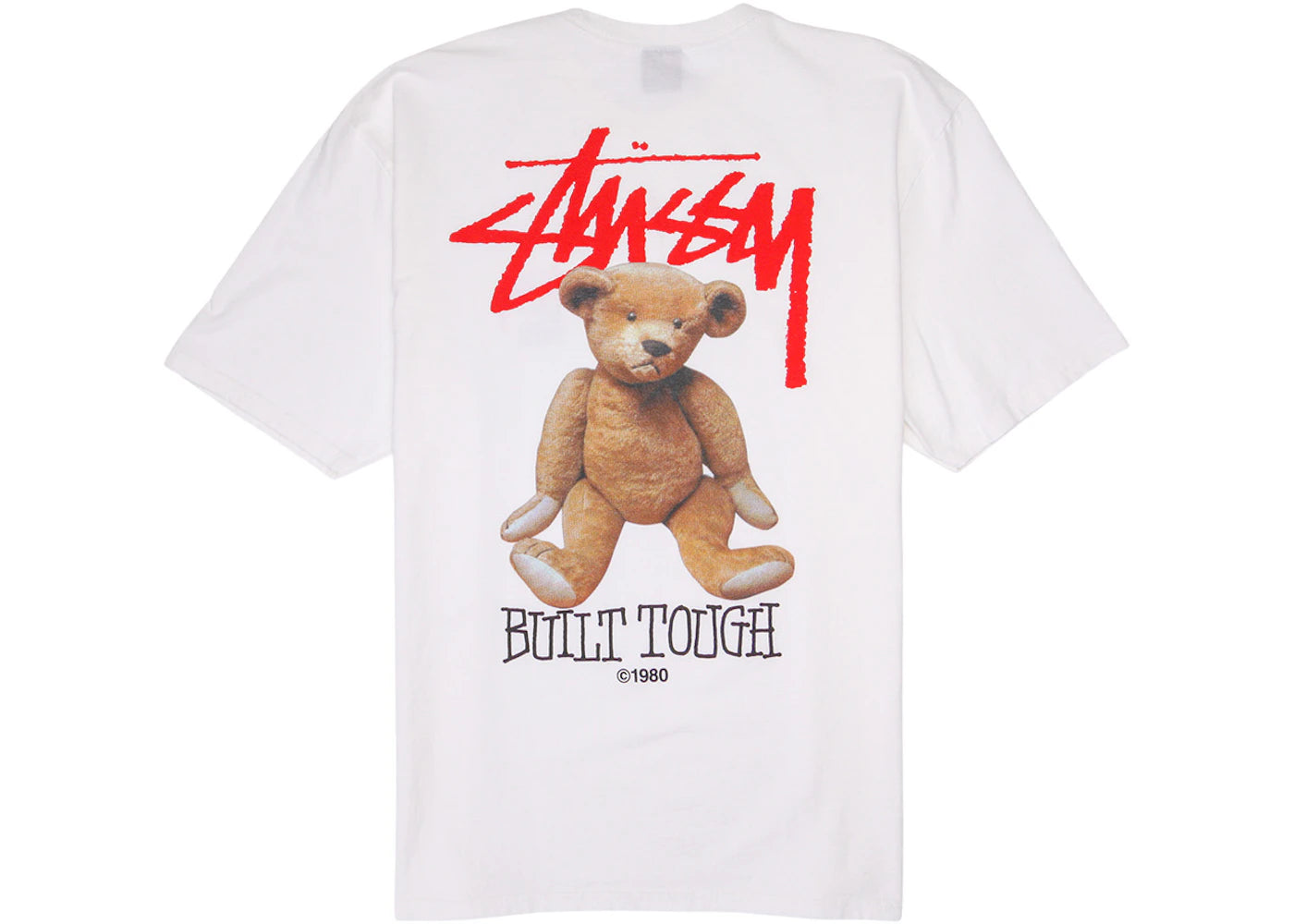 Stussy Built Tough Tee White - vue secondaire A