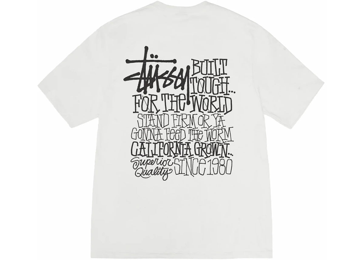 Stussy California Grown Pigment Dyed Tee Natural - vue secondaire A