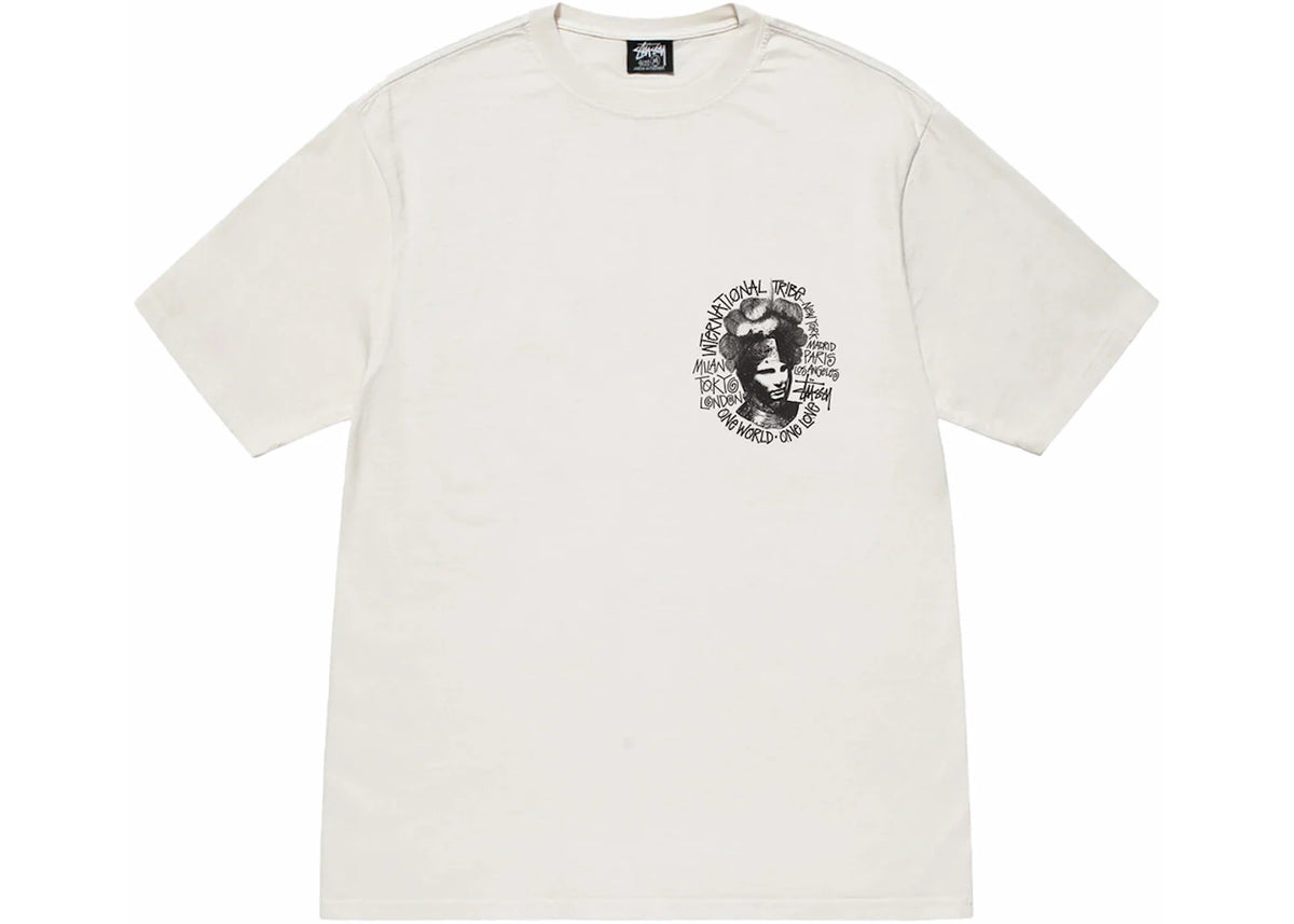 Stussy Camelot Pigment Dyed T-shirt Natural - vue secondaire B