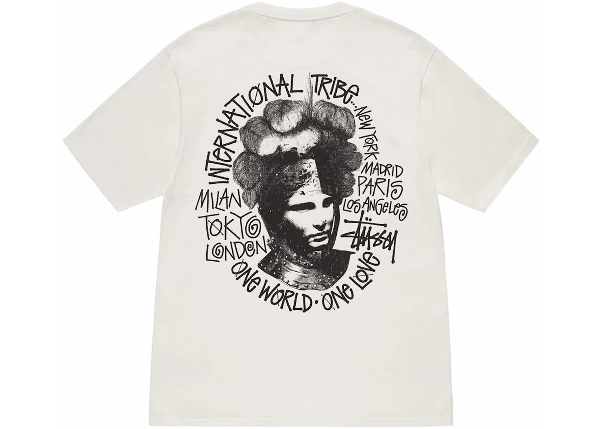 Stussy Camelot Pigment Dyed T-shirt Natural - vue secondaire A