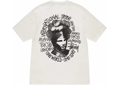 Stussy Camelot Pigment Dyed T-shirt Natural - apparel view 2