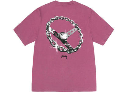 Stussy Chain-Link T-shirt Berry - apparel view 2