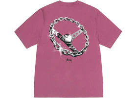 Stussy Chain-Link T-shirt Berry