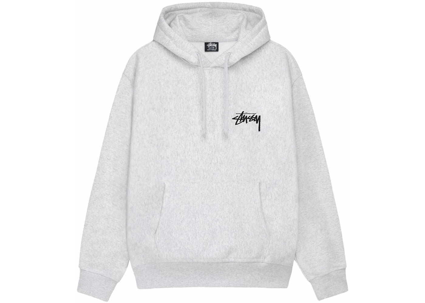 Stussy Cherries Hoodie Ash Heather - vue secondaire B