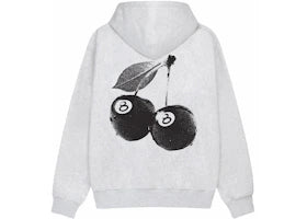 Stussy Cherries Hoodie Ash Heather