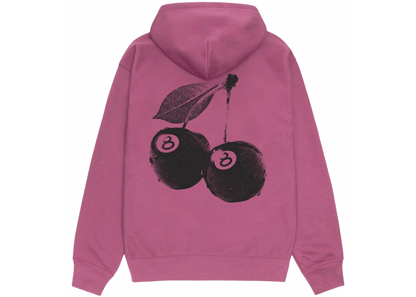 Stussy Cherries Hoodie Berry - vue secondaire A