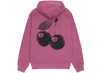Stussy Cherries Hoodie Berry