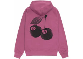 Stussy Cherries Hoodie Berry