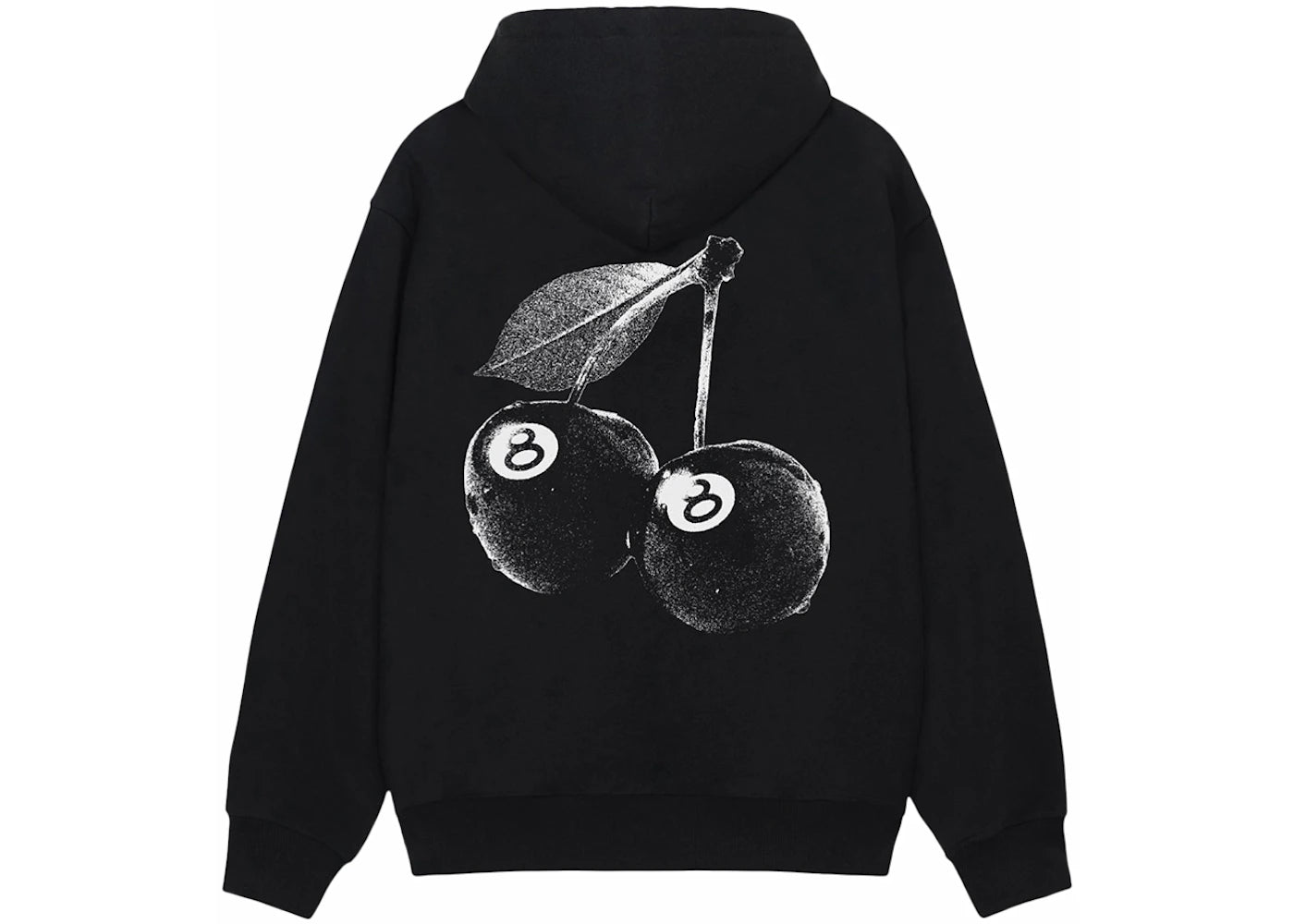 Stussy Cherries Hoodie Black - vue secondaire A