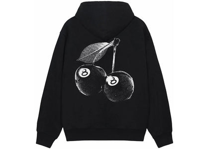 Stussy Cherries Hoodie Black - apparel view 2