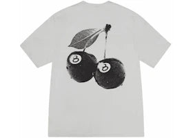 Stussy Cherries Tee Fog - vue 360