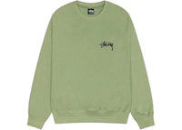 Stussy Classic Dot Crew Moss