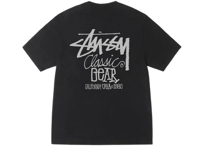 Stussy Classic Gear Pigment Dyed Tee Black - product view 2