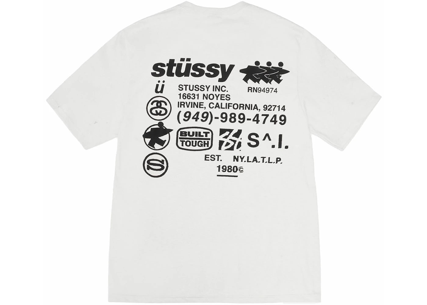 Stussy DNA Pigment Dyed Tee Natural - vue secondaire A