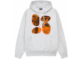Stussy David Carson Vespa Hoodie Ash Heather