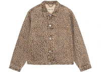 Stussy Denim Trucker Jacket Leopard