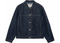 Stussy Denim Trucker Jacket Rinsed Indigo