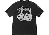 Stussy Dice Pigment Dyed Tee Black