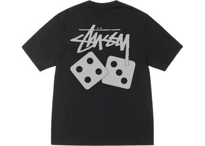 Stussy Dice Pigment Dyed Tee Black - product view 2